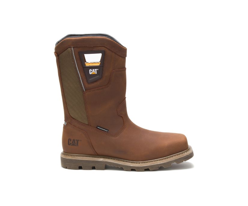 Caterpillar Stillwell Waterproof Steel Toe - Brune Vernestøvler Herre - Norge ( DVBAT-3248 )